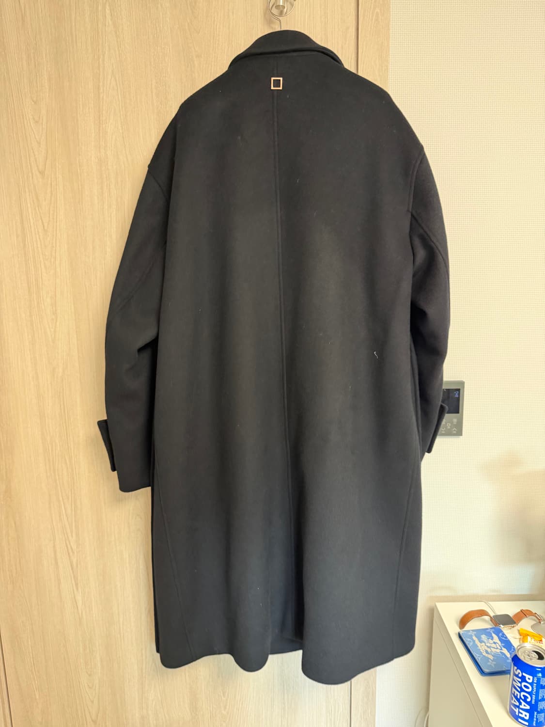 [48] 우영미 21Fw 포켓디테일 178코트 블랙 상품이미지2