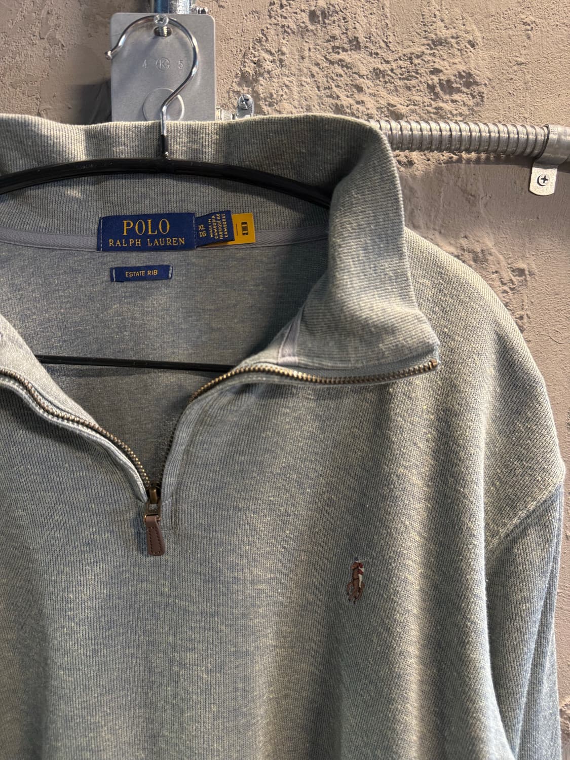 XL 폴로랄프로렌 POLO 코튼 하프집업 반집업 그린 상품이미지3