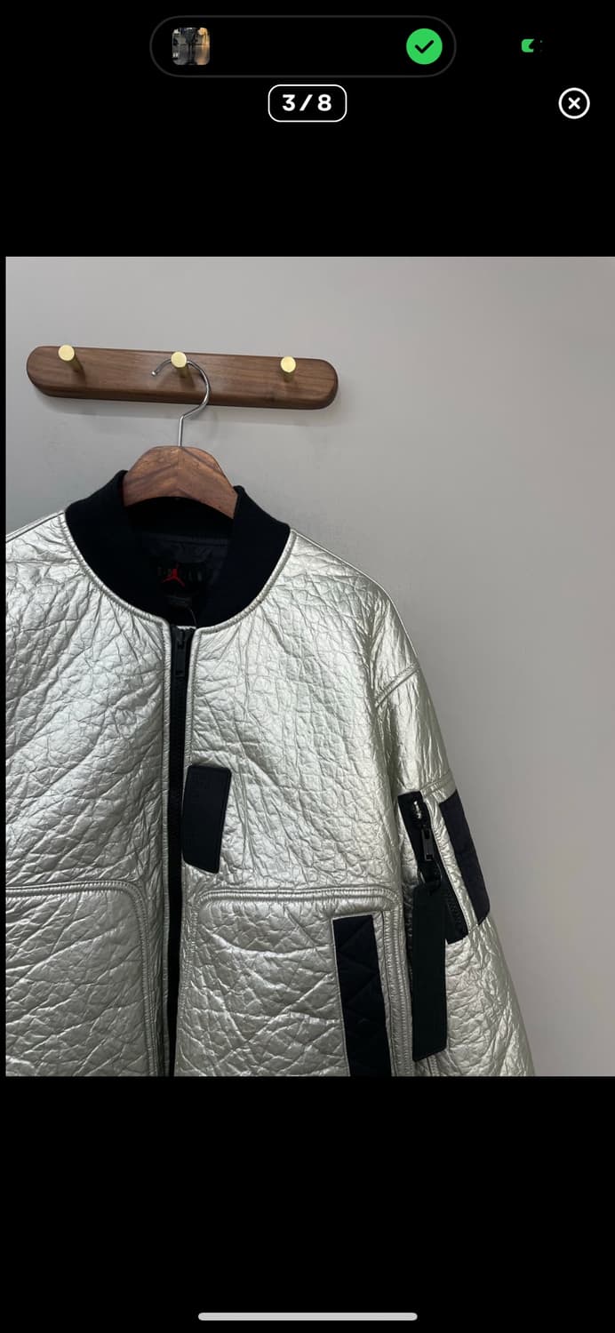 나이키 조던 23 엔지니어드 MA-1 메탈릭 실버 항공자켓 A2858 상품이미지3