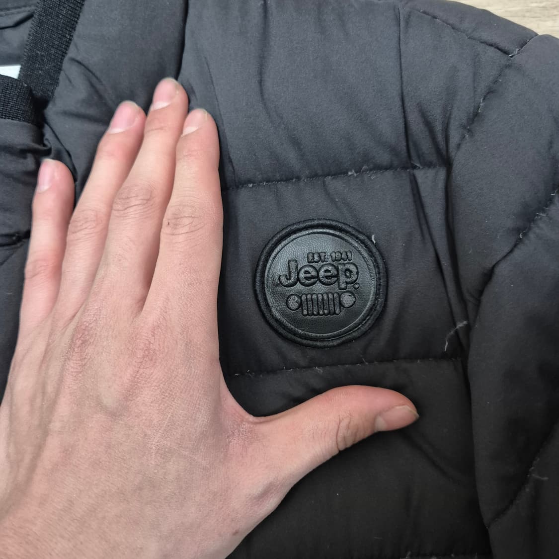 지프 와펜 덕다운 경량패딩 점퍼 XL(105) 상품이미지4