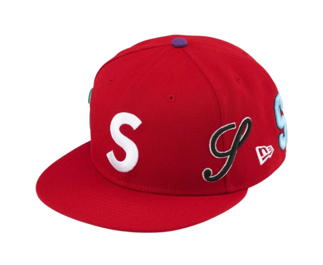 슈프림 멀티 s 로고 뉴에라 스냅백 상품이미지1