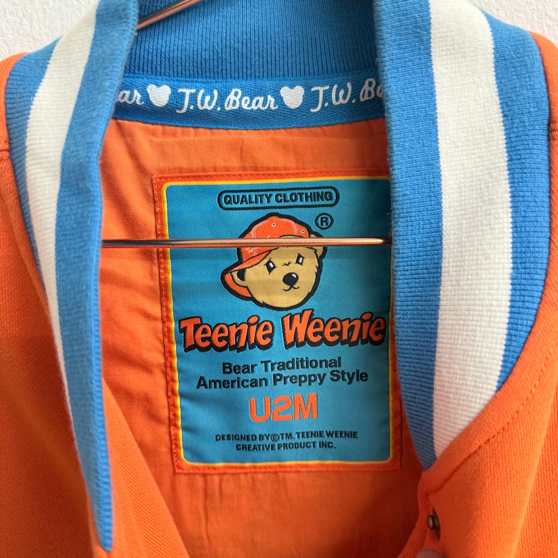 티니위니(Teenie Weenie) 오렌지 야구 점퍼 (M) 상품이미지2