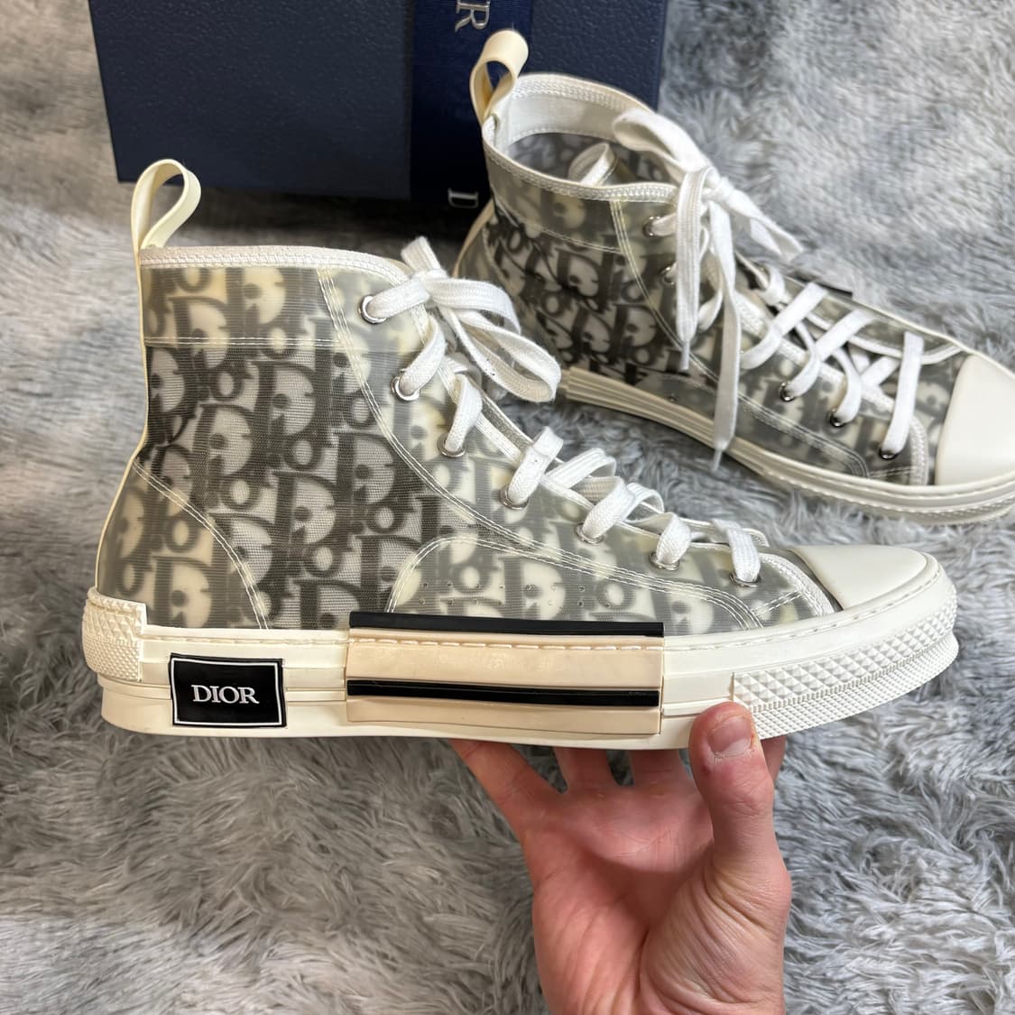 디올 오블리크 하이탑 스니커즈 43사이즈 상품이미지2
