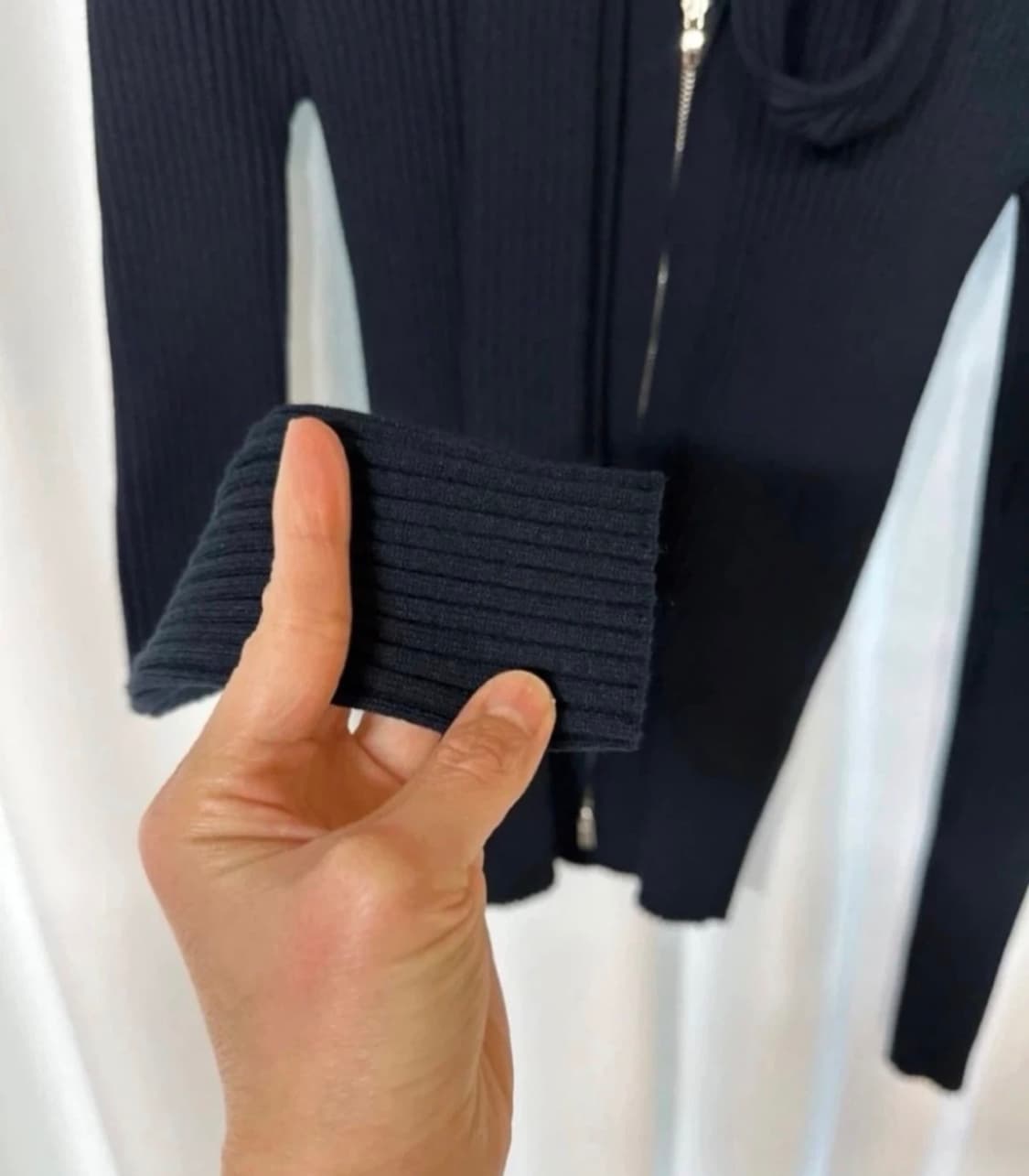 [미 시착 새 상품] 블러썸에이치 컴퍼니 가디건 니트s + 타이 상품이미지2