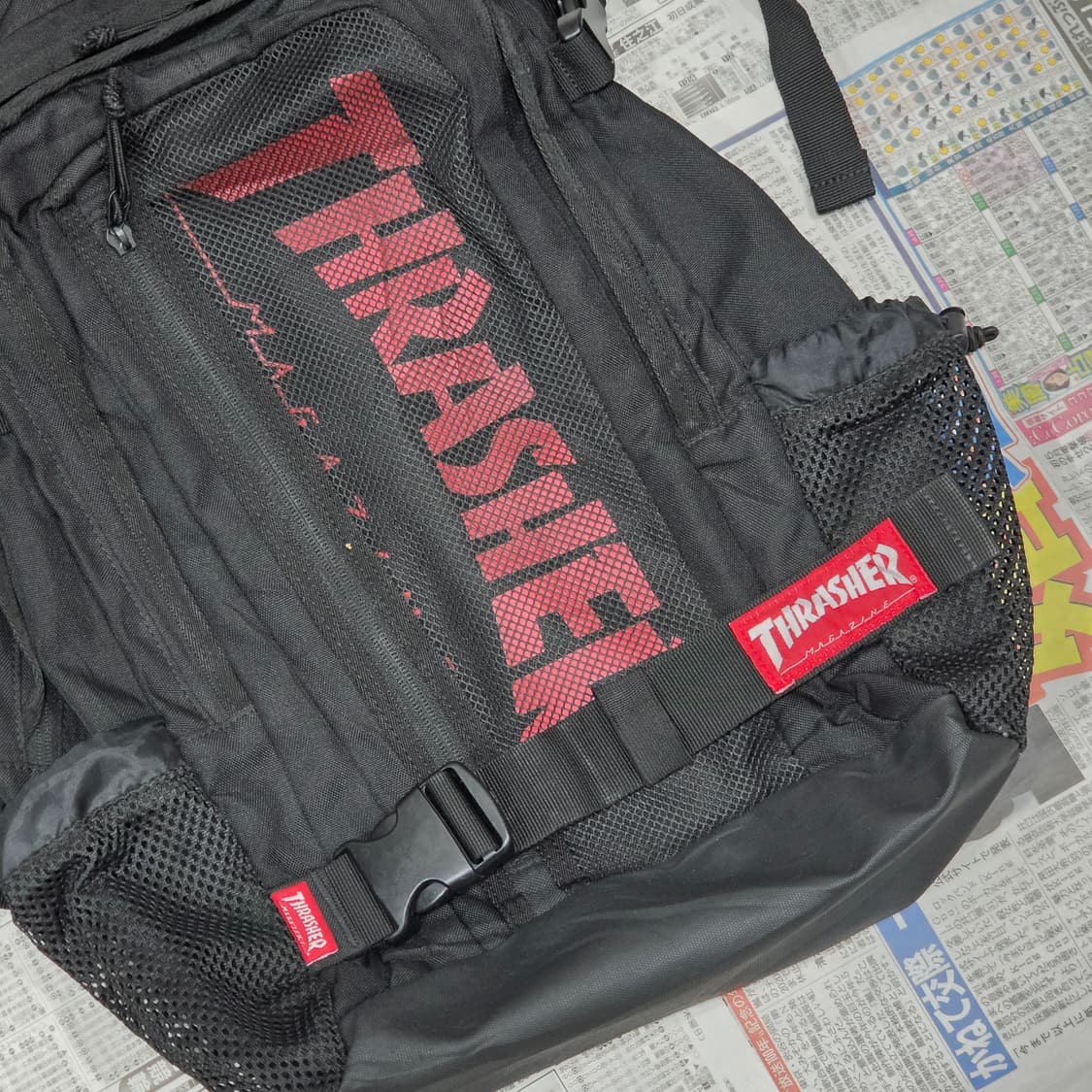 Thrasher 스케이트보드 백팩  상품이미지3