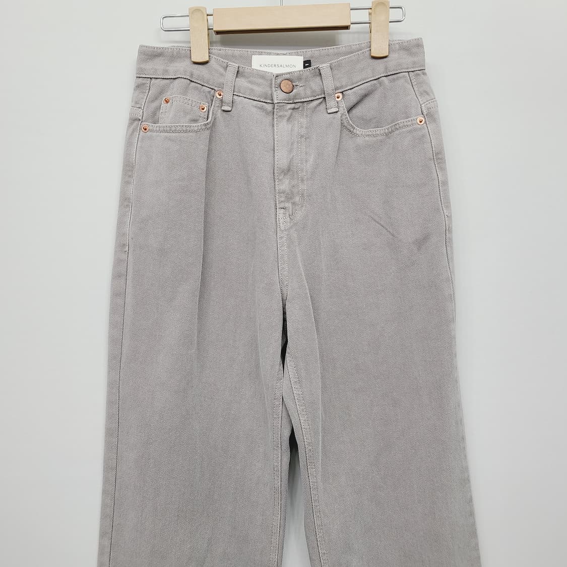 [1사이즈] 킨더살몬 Jeans Dusty Gray 데님 팬츠 (S) 상품이미지3