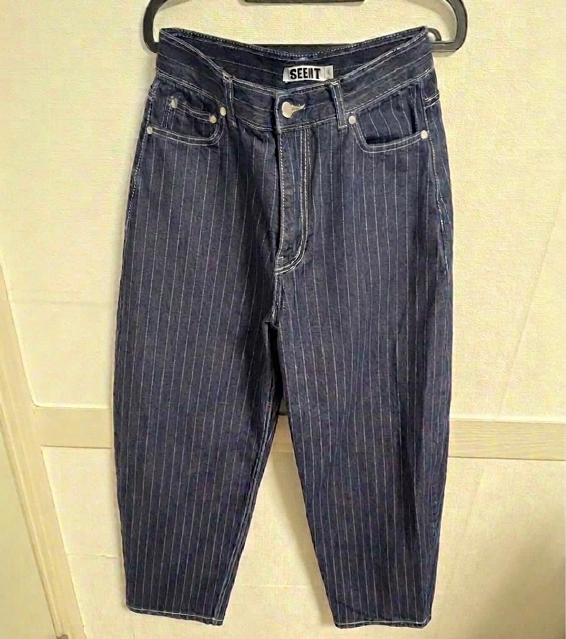 핀터 스트라이프 데님 팬츠 상품이미지4