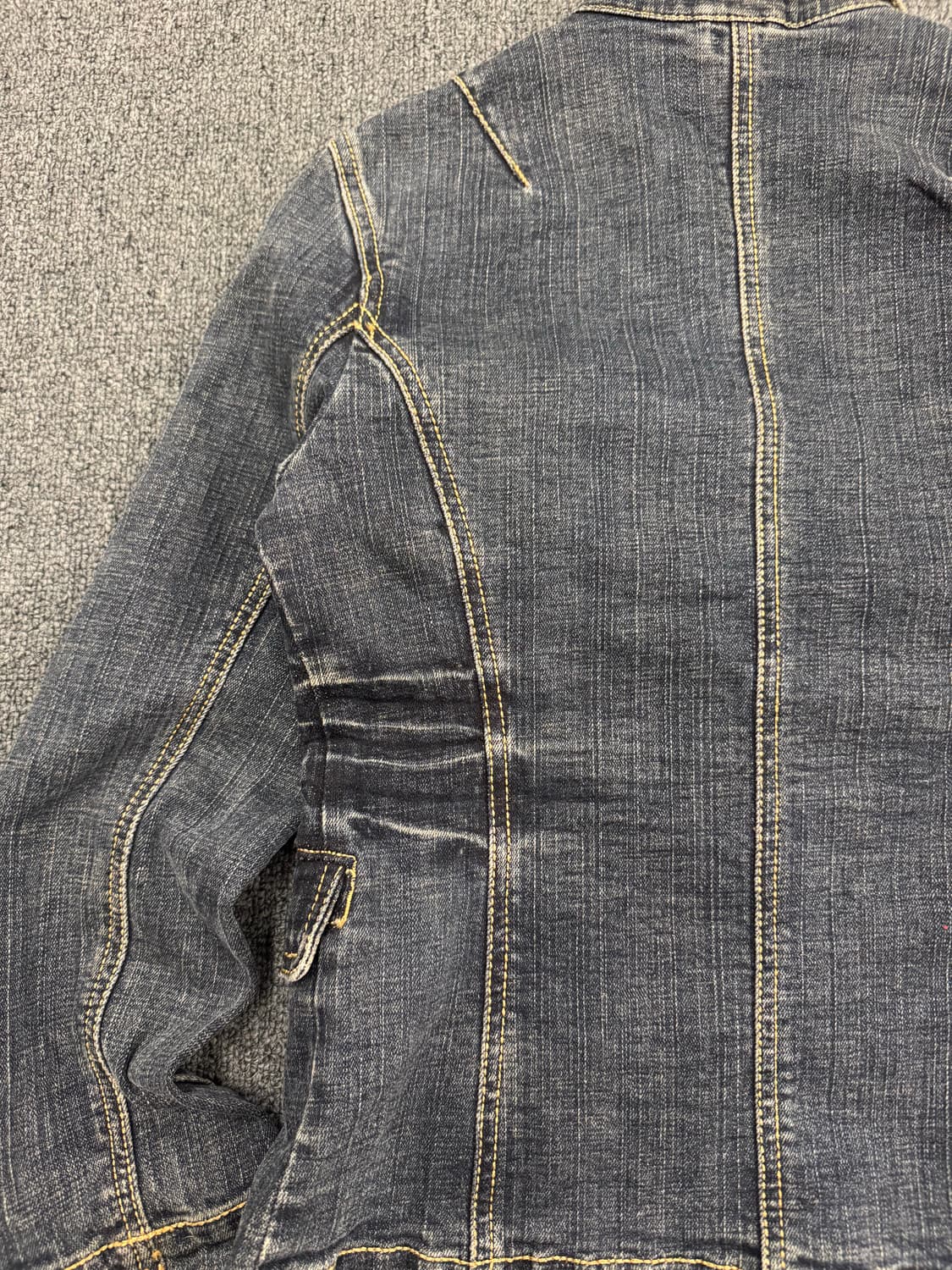 2)Japanese vintage 워싱 여성 데님 블레이저 자켓 상품이미지5