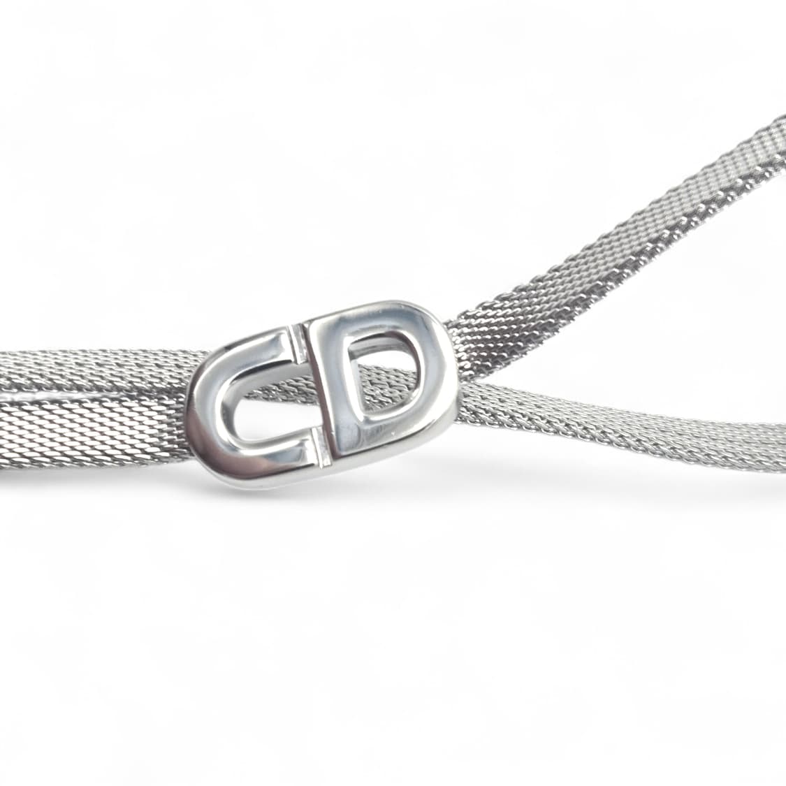 디올 CD로고 메쉬 목걸이 상품이미지5