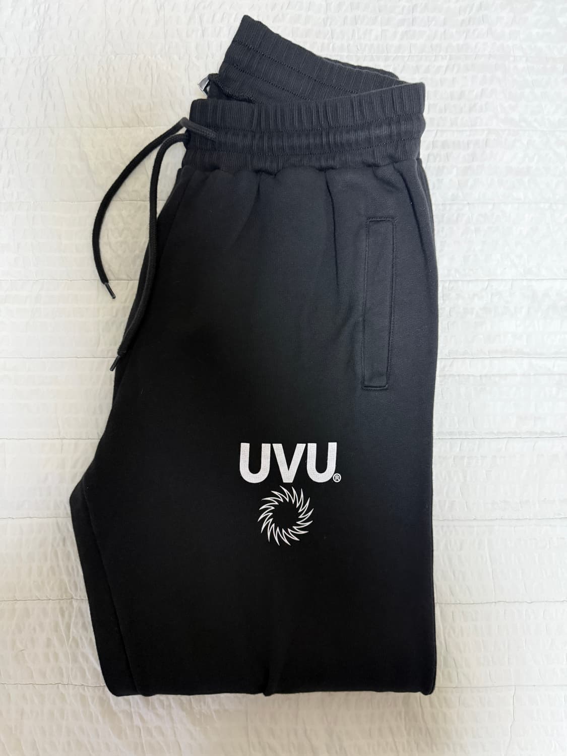 [M] UVU 인시그니아 스웻팬츠 블랙 상품이미지3