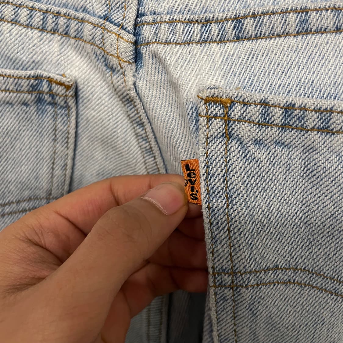 90s 리바이스 얠로우 탭 Made in USA 데님 팬츠 상품이미지6