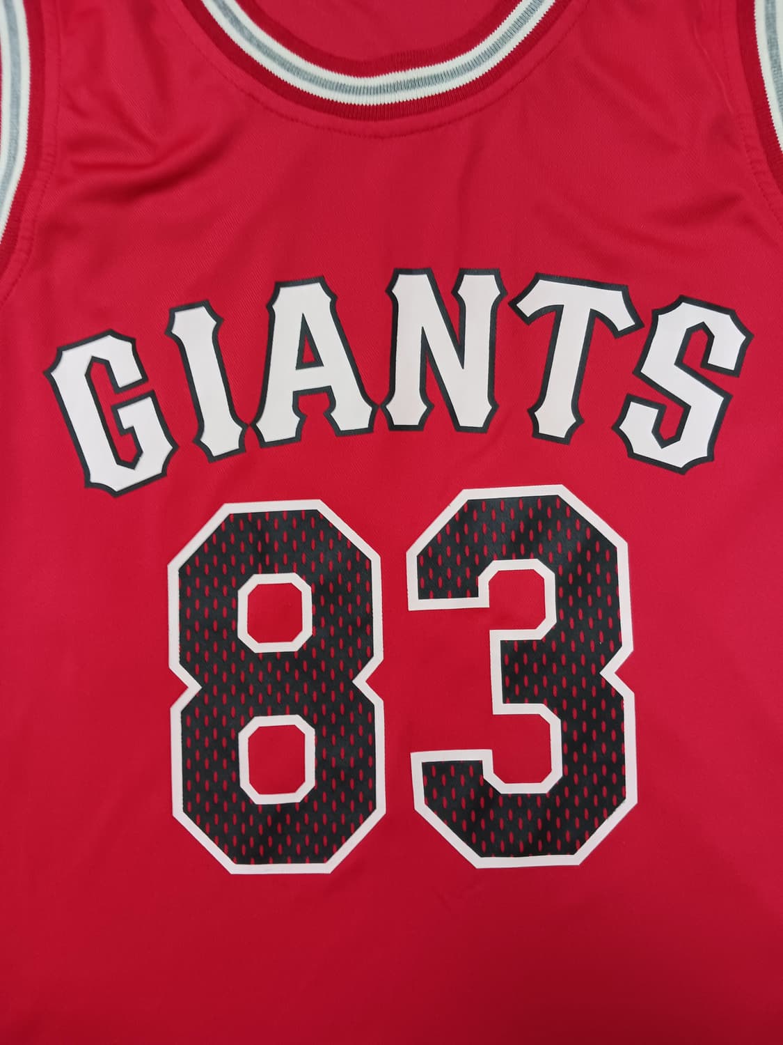 [프리] MLB 자이언츠 83번 농구 저지 스타일 민소매 셔츠 슬리브리스 상품이미지4