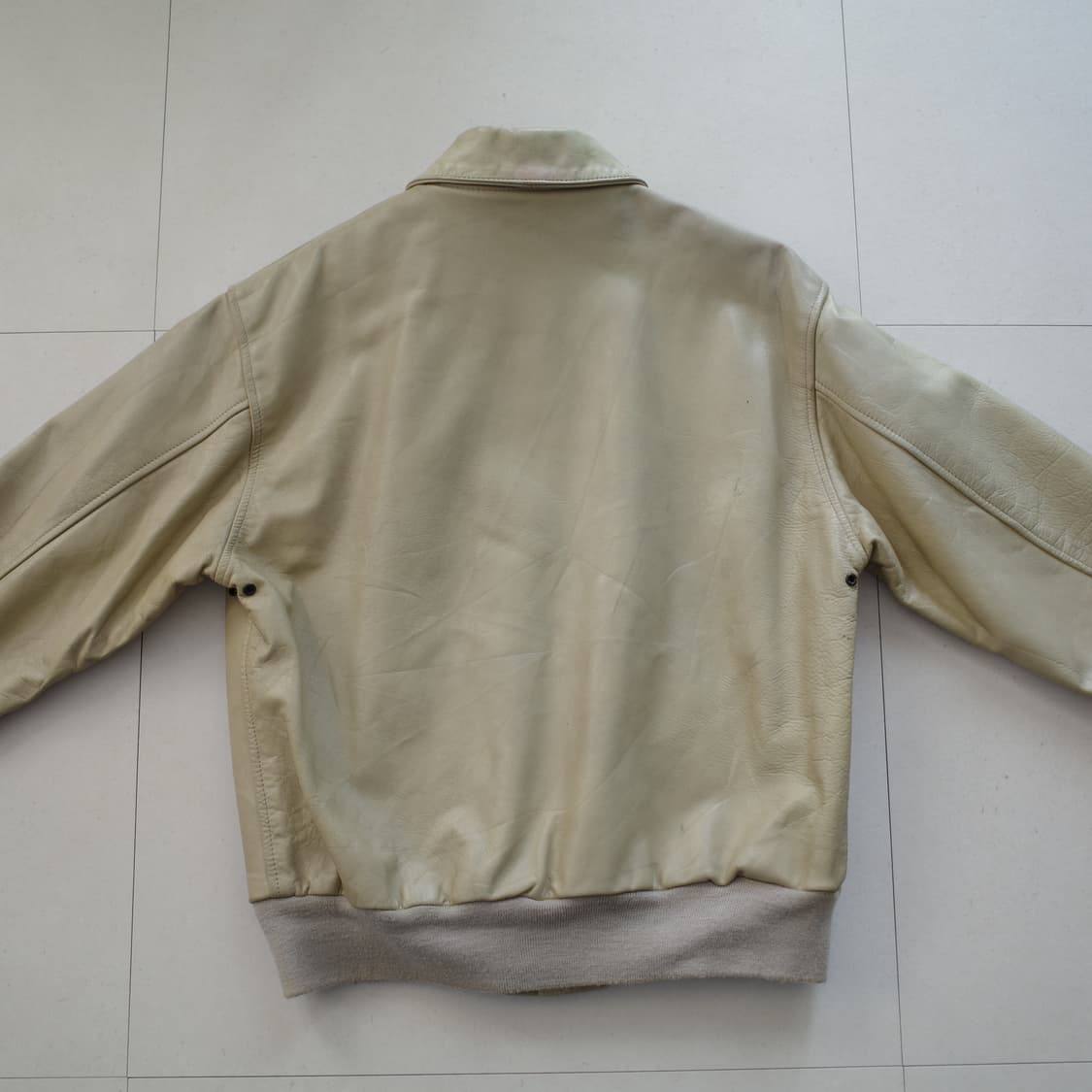 80s 아비렉스 말가죽 A-2 가죽 자켓 MADE IN USA 상품이미지8