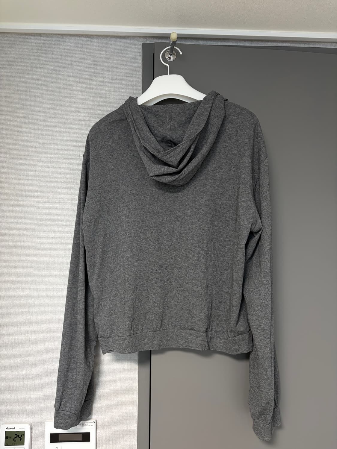 [2] mudule 라운지 후드집업 그레이 상품이미지3
