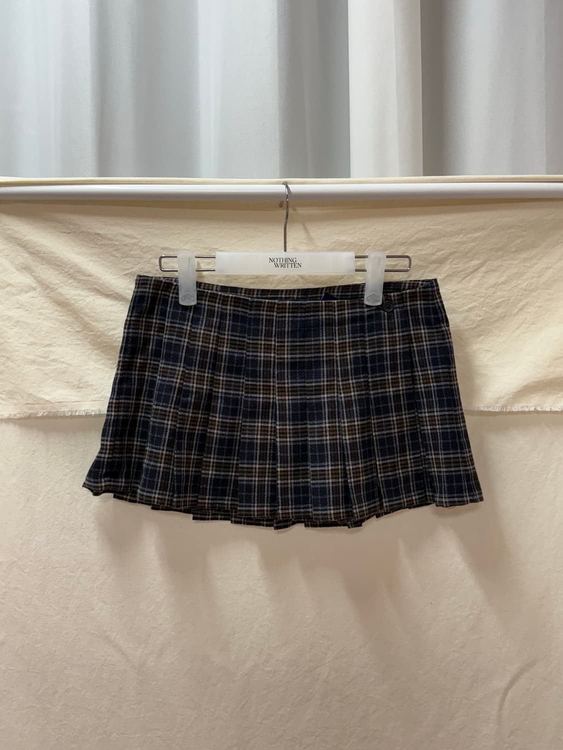 브랜디멜빌 체크 울스커트 상품이미지1