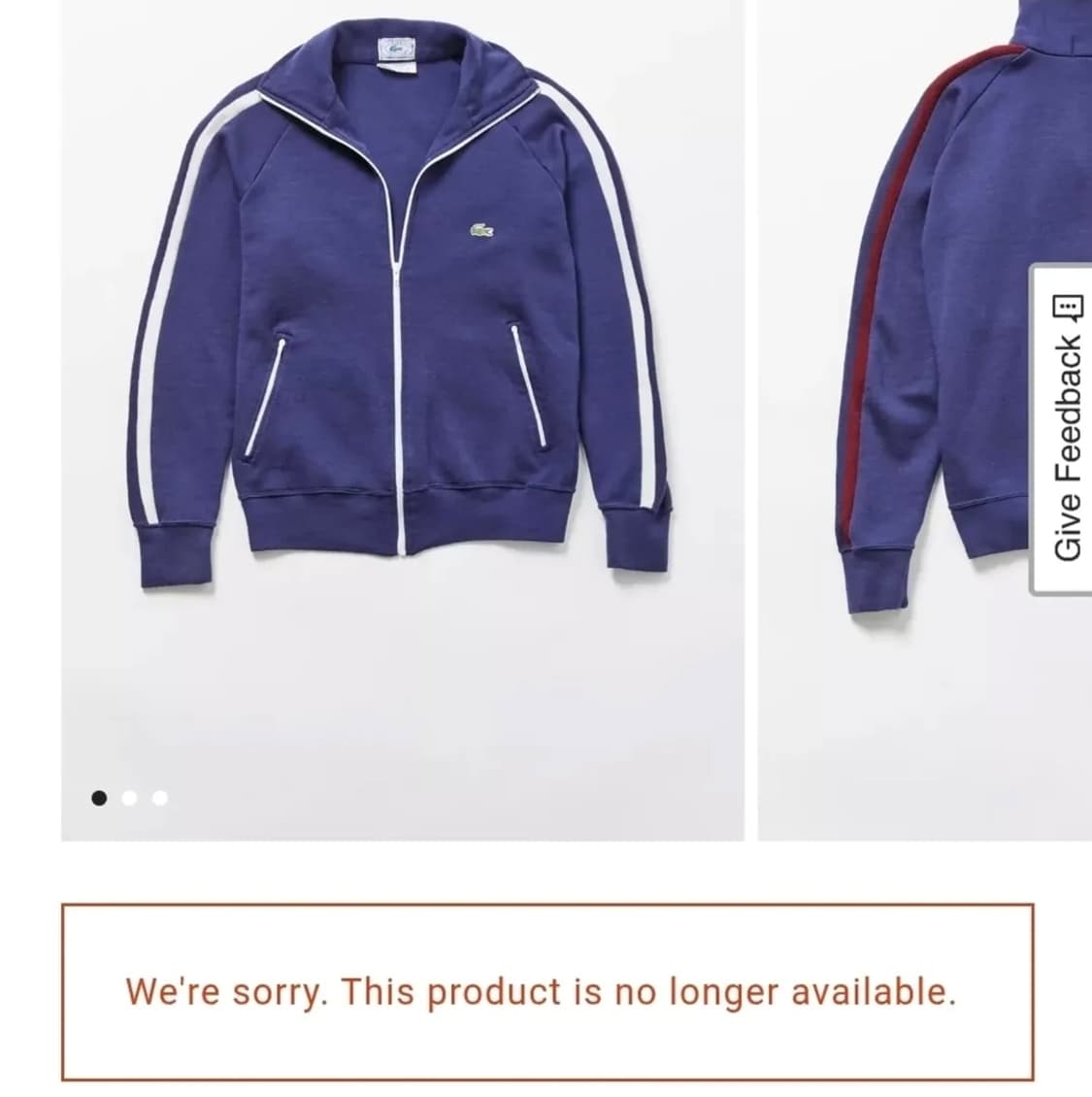 70's IZOD X 라코스테 아크릴 집 자켓 L 상품이미지8