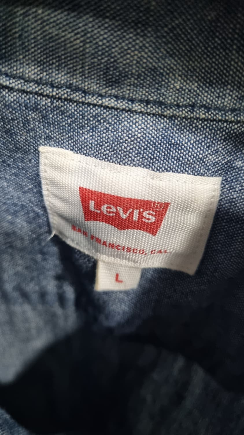 ((리 바 이 스)) L사이즈 (국내 105) 청셔츠 상태좋아요~ 상품이미지2