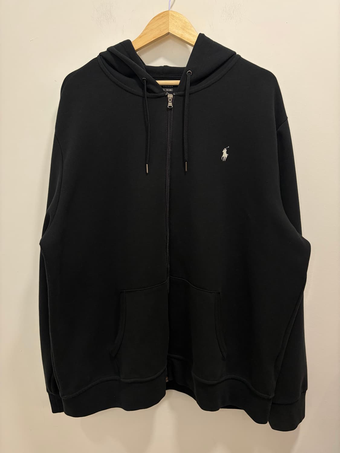 폴로 랄프로렌 져지 검정 후드집업 상품이미지2