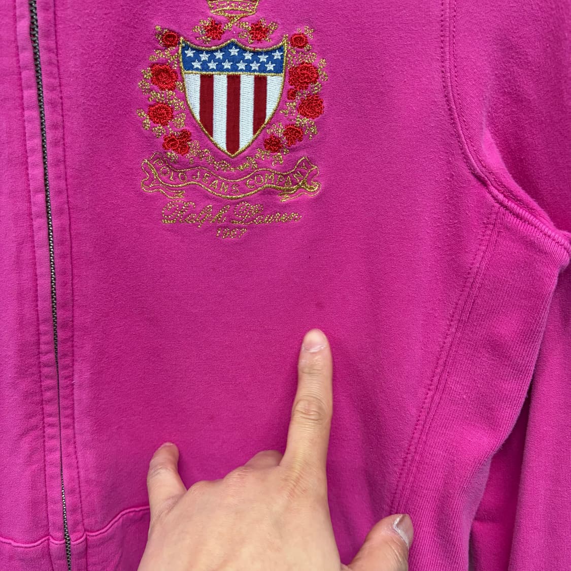 폴로 진스 패치 후드집업 상품이미지9