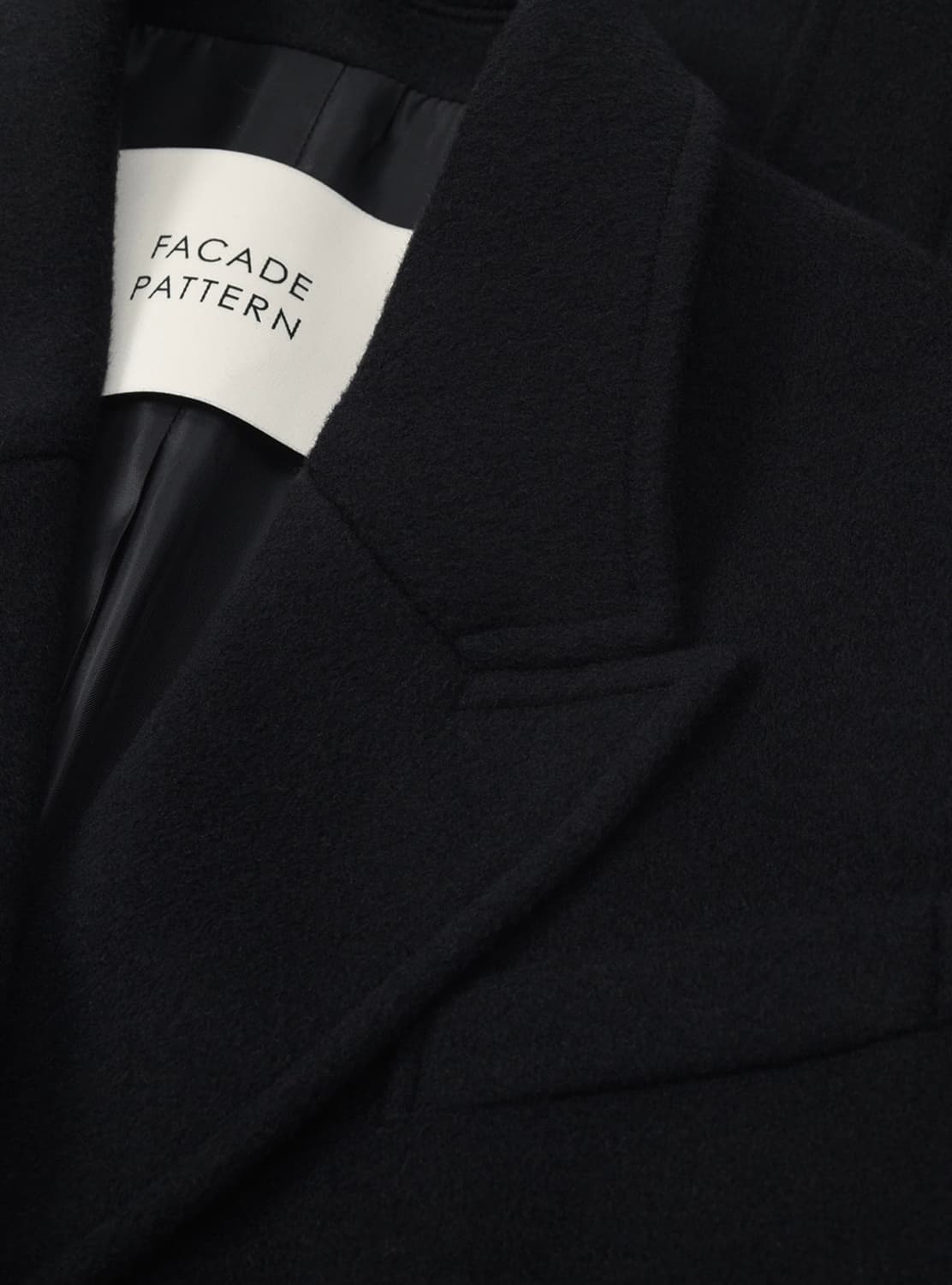 파사드패턴 캐시미어 벨티드 코트 상품이미지4