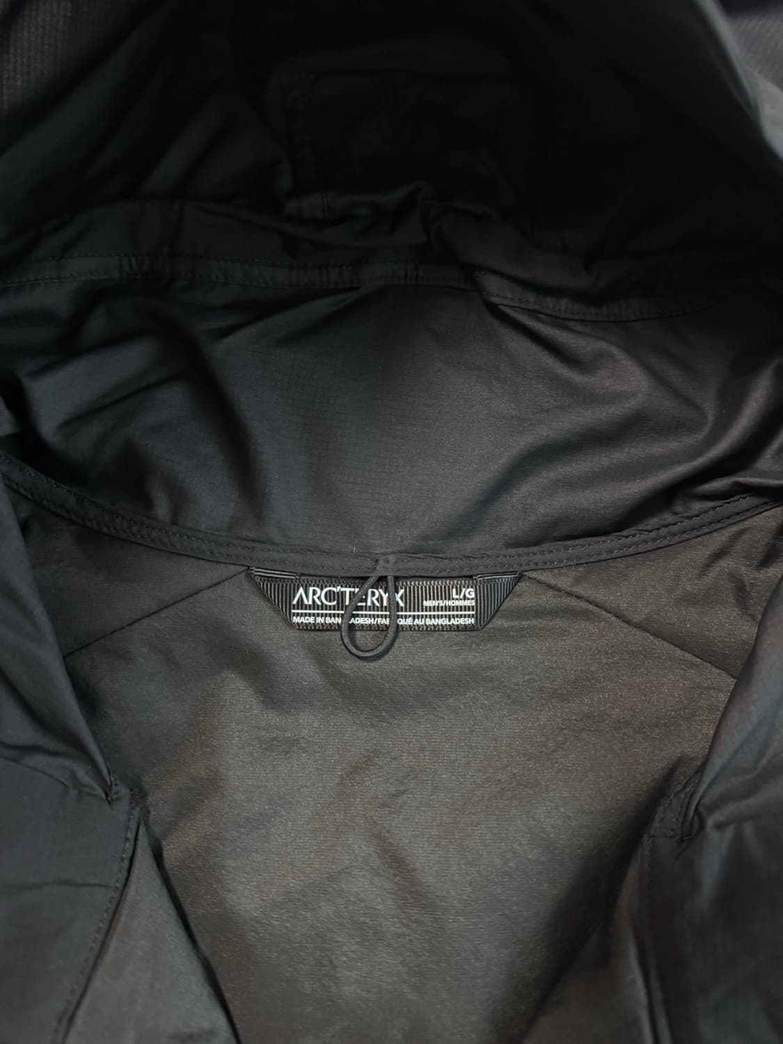 (S급) 아크테릭스 아톰 SL 후디 블랙  상품이미지6