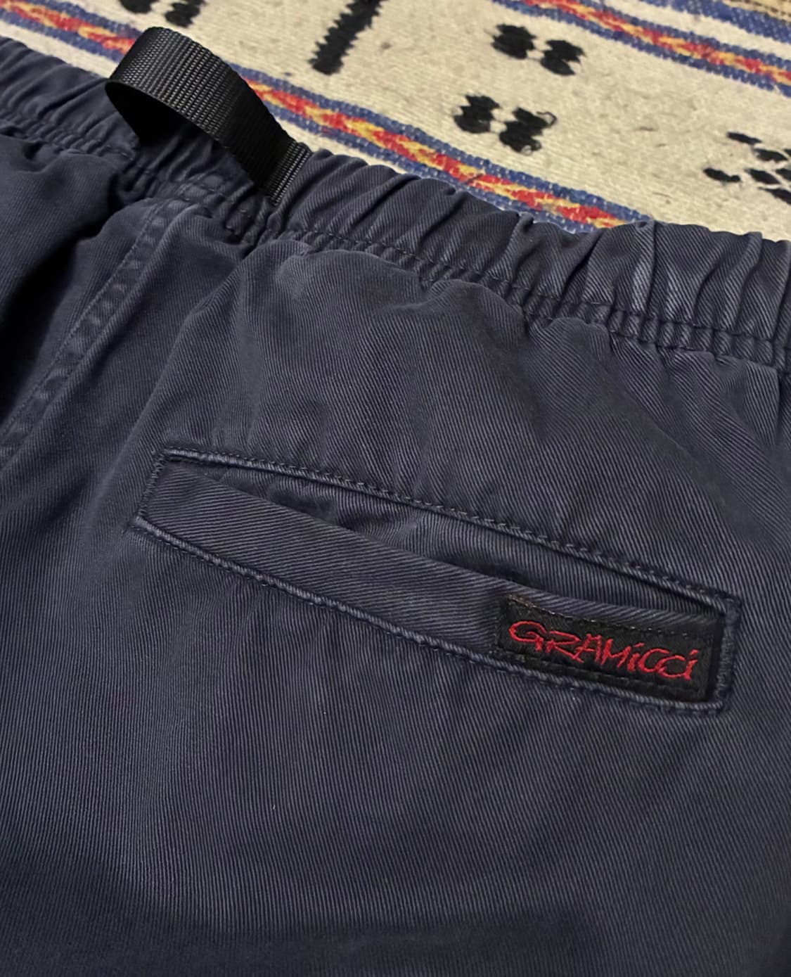 (M)그라미치 코튼 퍼티그 루즈 테이퍼드 팬츠 네이비  상품이미지7