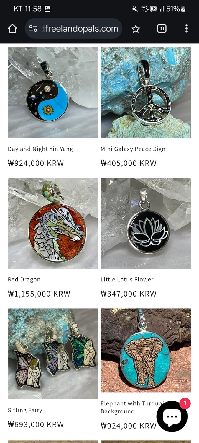 아기천사 터키석펜던트 나바호 네이티브아메리칸주얼리 인디언주얼리 925실버 상품이미지6