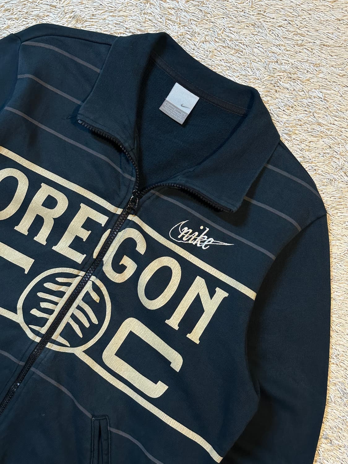 희귀) 00's 나이키 올드스쿨 오레곤 코튼 집업 자켓 상품이미지2