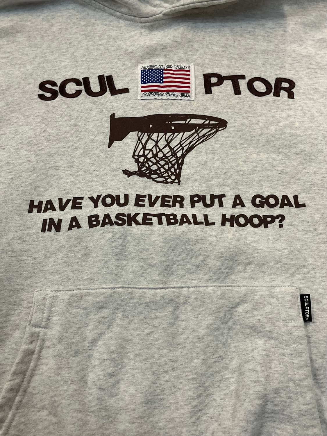 스컬프터 프린팅 후드티 그레이 XL  #csz2060 상품이미지6