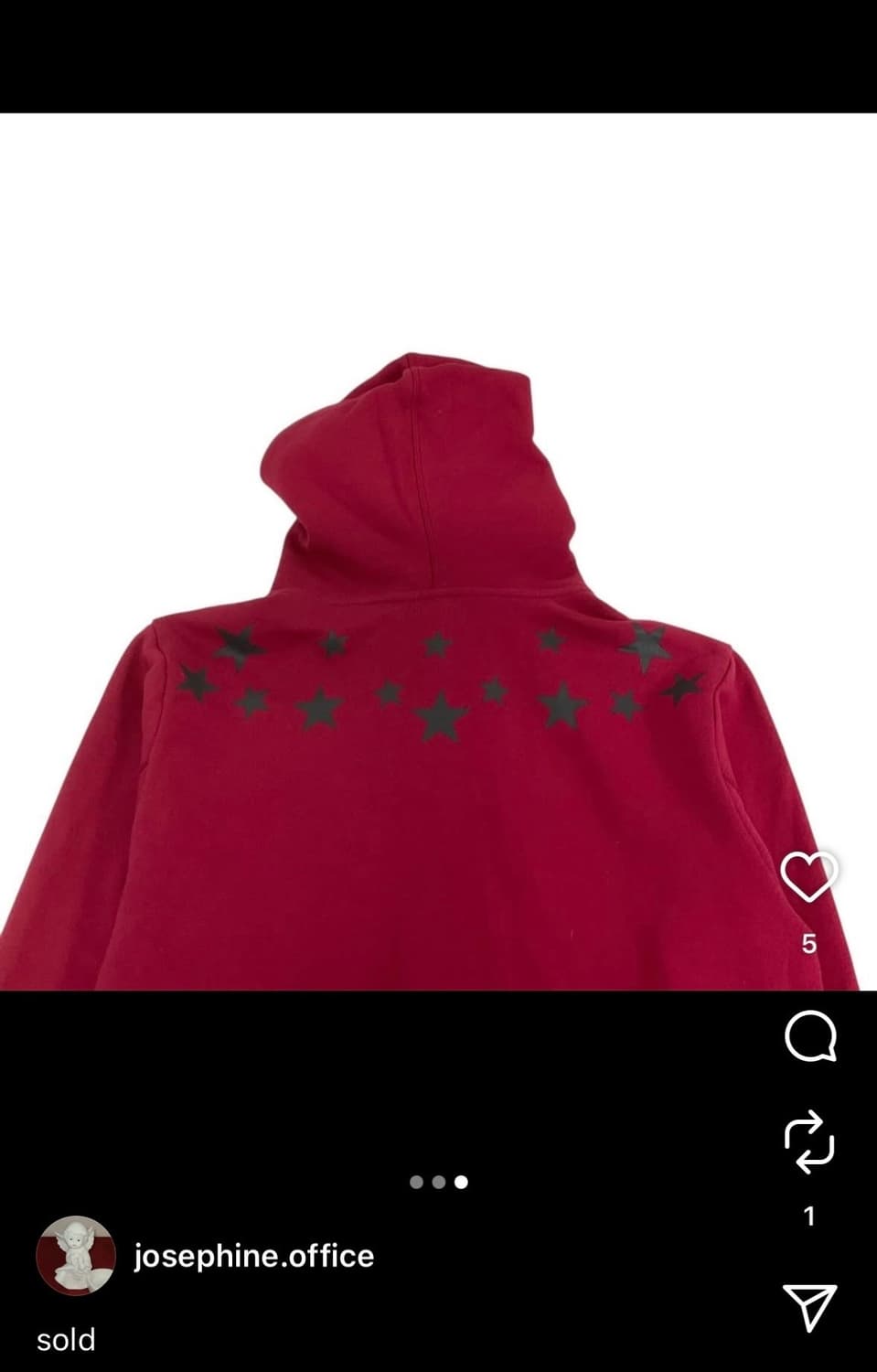 Jeep 지프 별 스타 레드 후드집업 상품이미지3