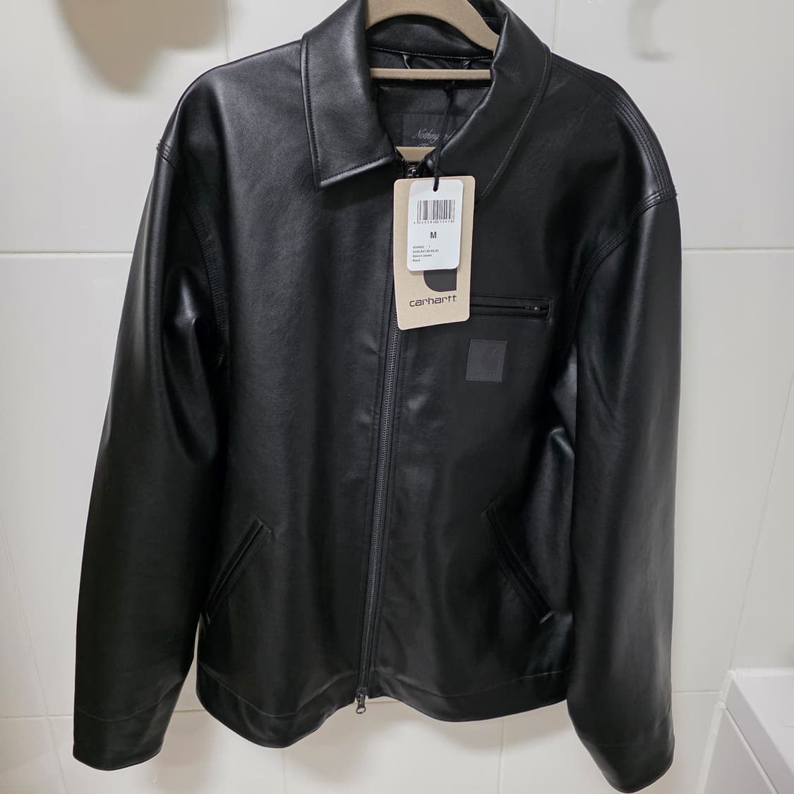 칼하트wip 디트로이트 레더 자켓 faux leather 상품이미지1