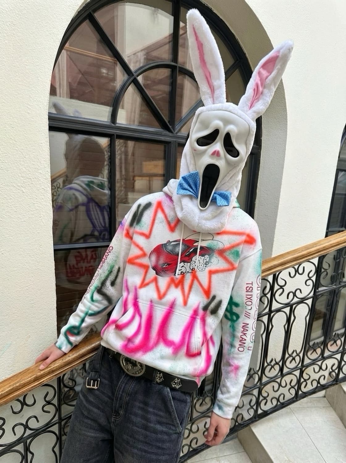 Skoloct 26ss 그래피티 기모후드105 상품이미지1