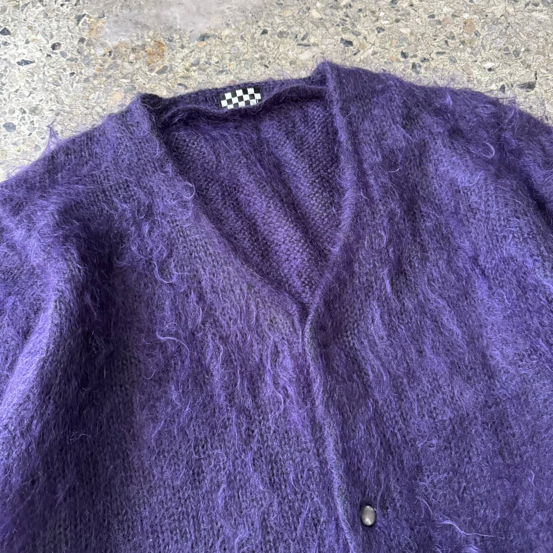 [L~XL] 빈티지 모헤어 가디건 상품이미지5