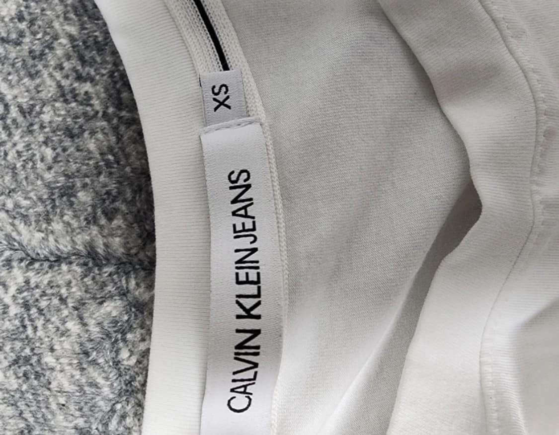 Calvin klein 캘빈클라인 여성 반팔 티셔츠 슬림핏 핑크  XS 상품이미지3