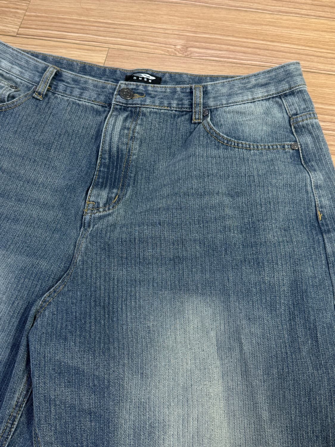 DNSR 디앤에스알 스트라이프 데님 팬츠 블루 상품이미지3