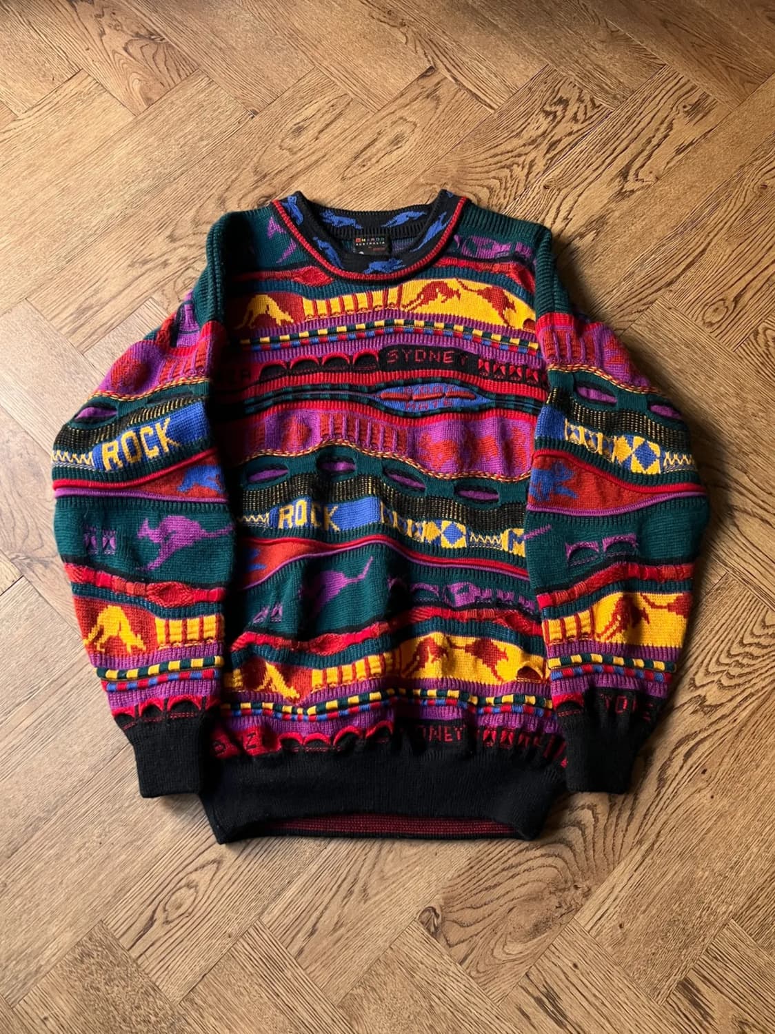 [S]90's EMAROO 오스트레일리아 케이블 니트 상품이미지1