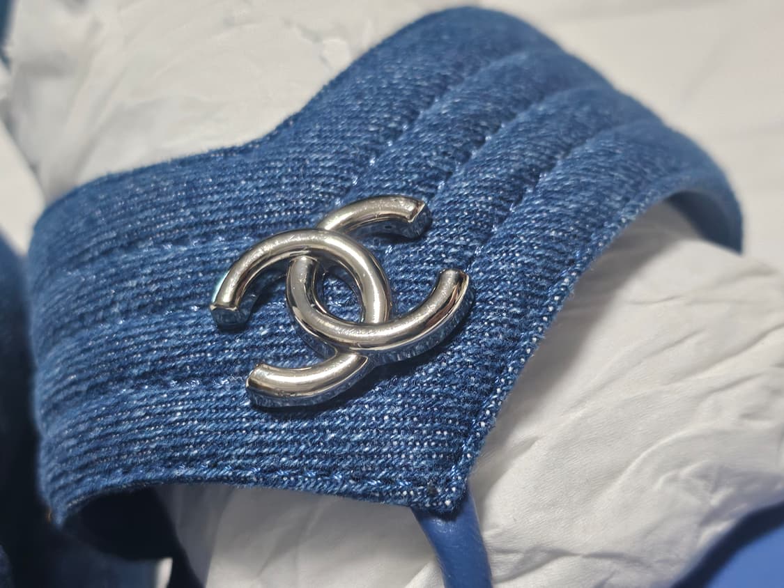 샤넬 S/S 데님 CC 샌들 상품이미지4