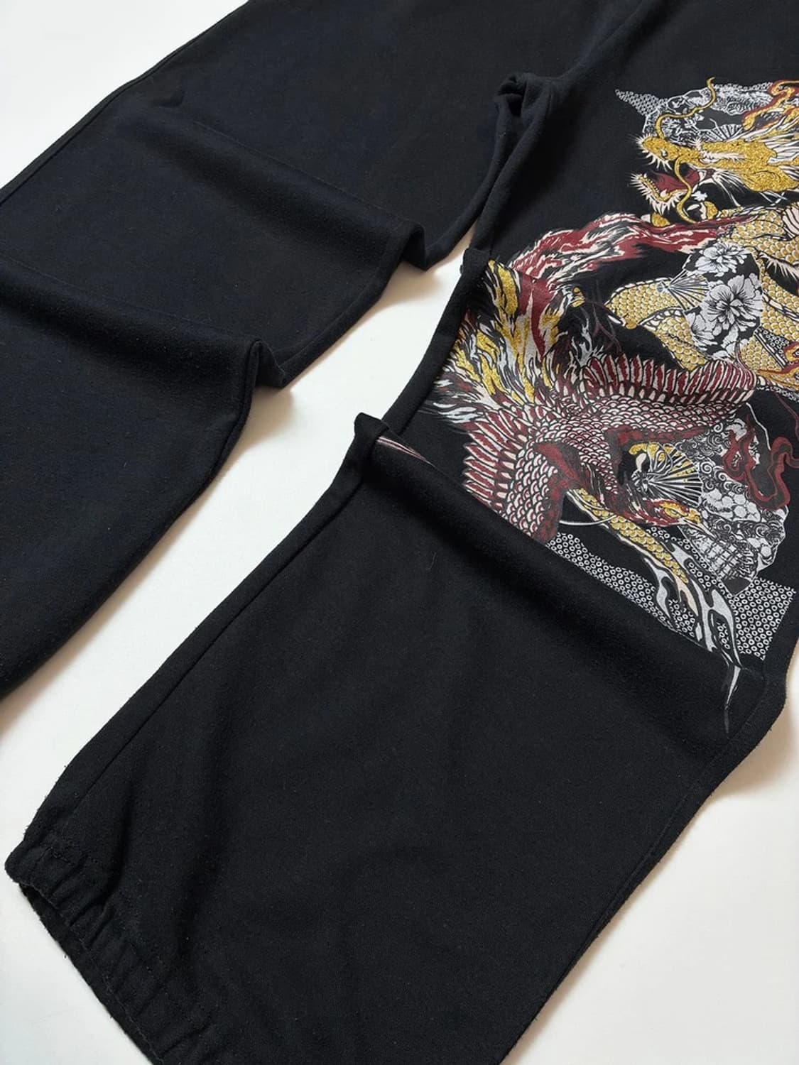 Selected 00's 재팬 오리엔탈 드래곤 자수 팬츠 PN8851 상품이미지3