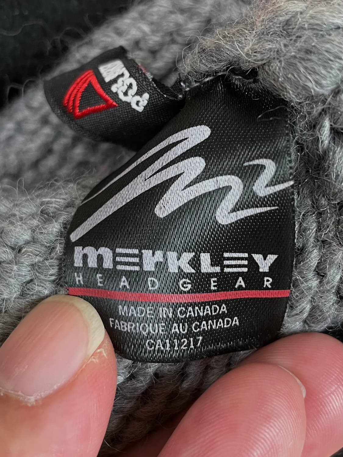 택포) 90s Made Canada 빈티지 패턴 니트 숏 비니 모자 상품이미지3