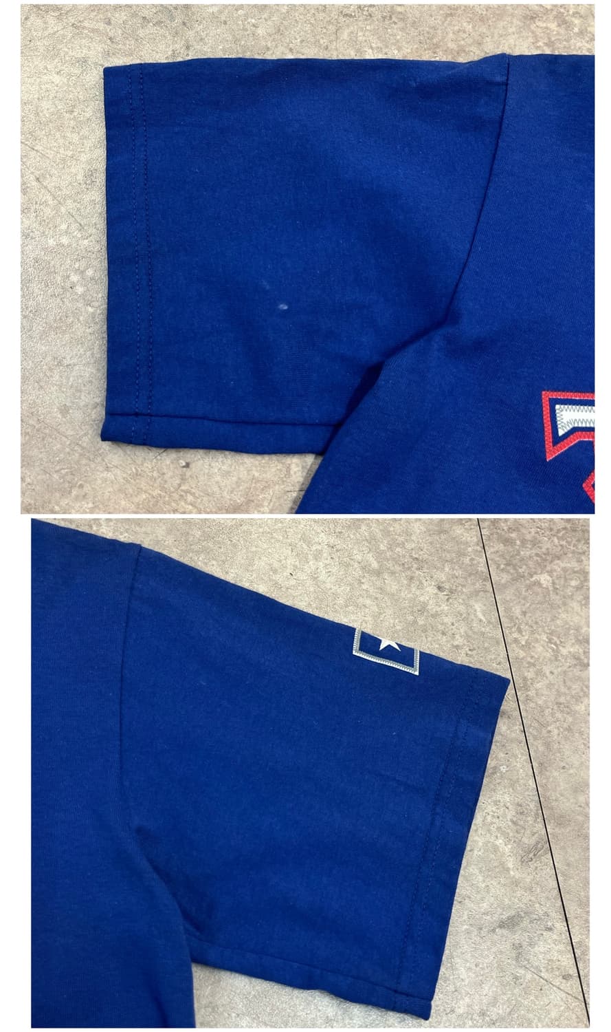 마제스틱 엠엘비 텍사스 추신수 반팔티 블루 S #csz4074  상품이미지6