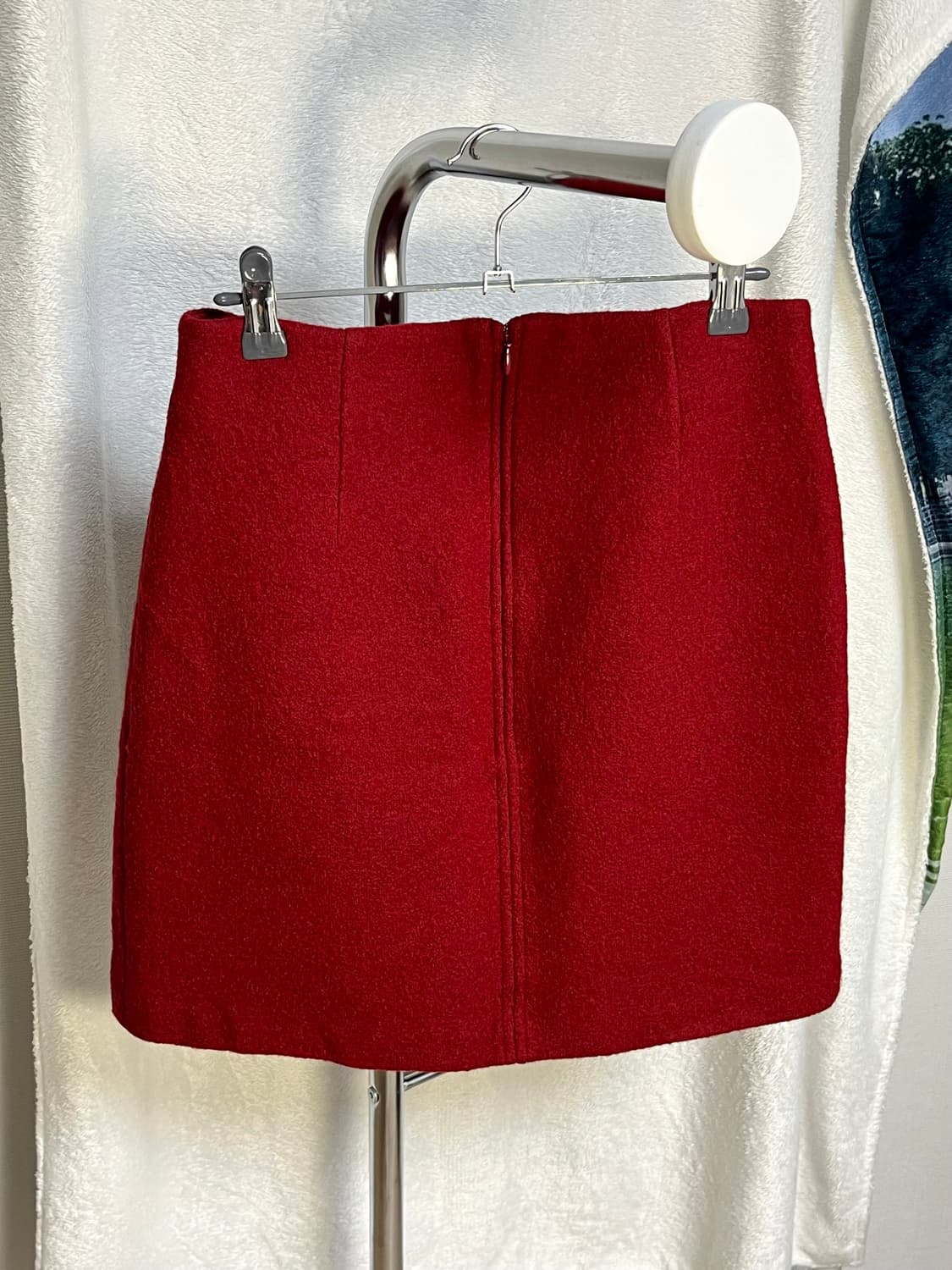 타미힐피거 로고 울 미니스커트 상품이미지3