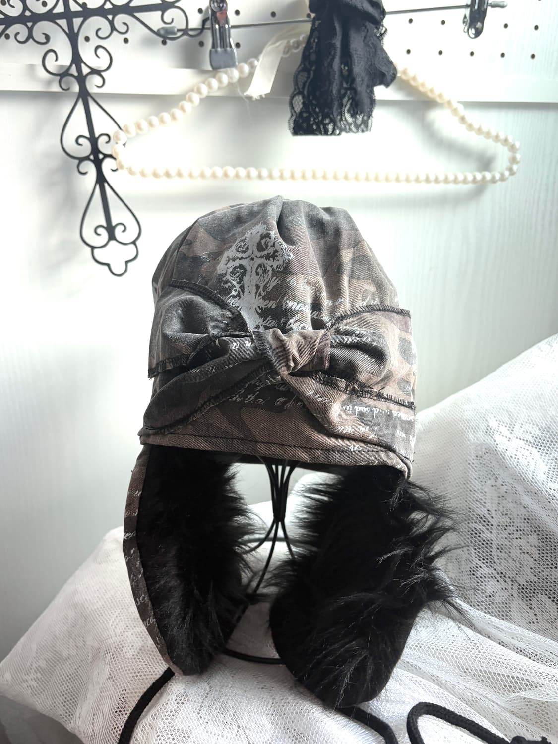 hurt204 메이드 리본 카모 트루퍼 햇  상품이미지1