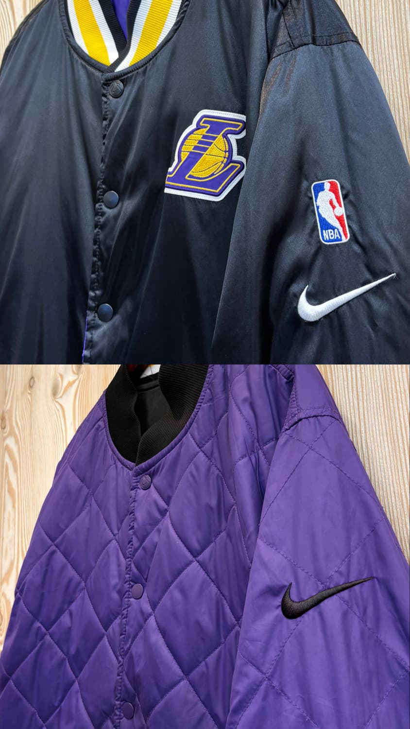 나이키 NBA 레이커스 리버시블 바시티 자켓 상품이미지5