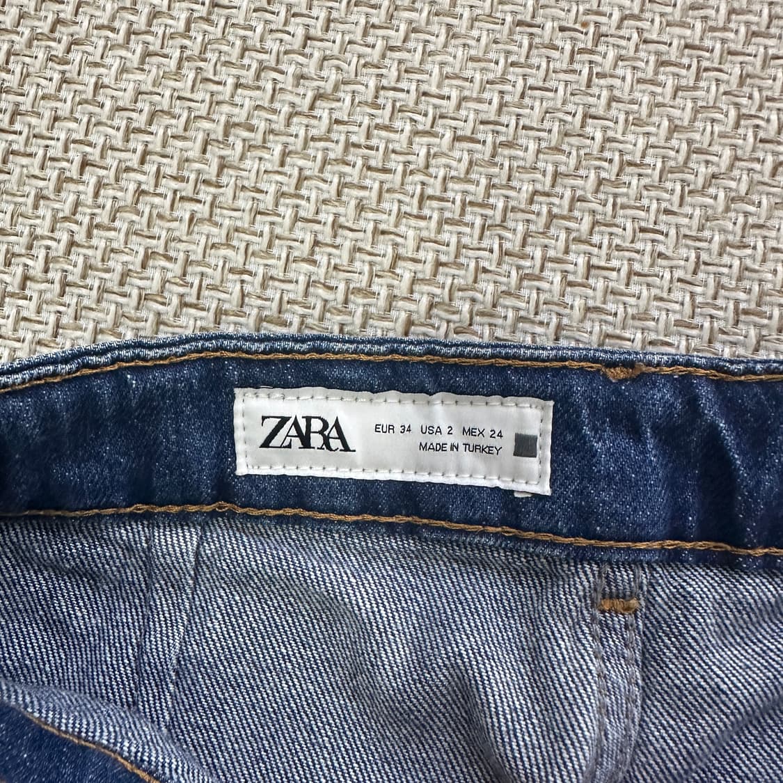 24 자라 하이라이즈 스트레이트 데님 0421D 상품이미지2