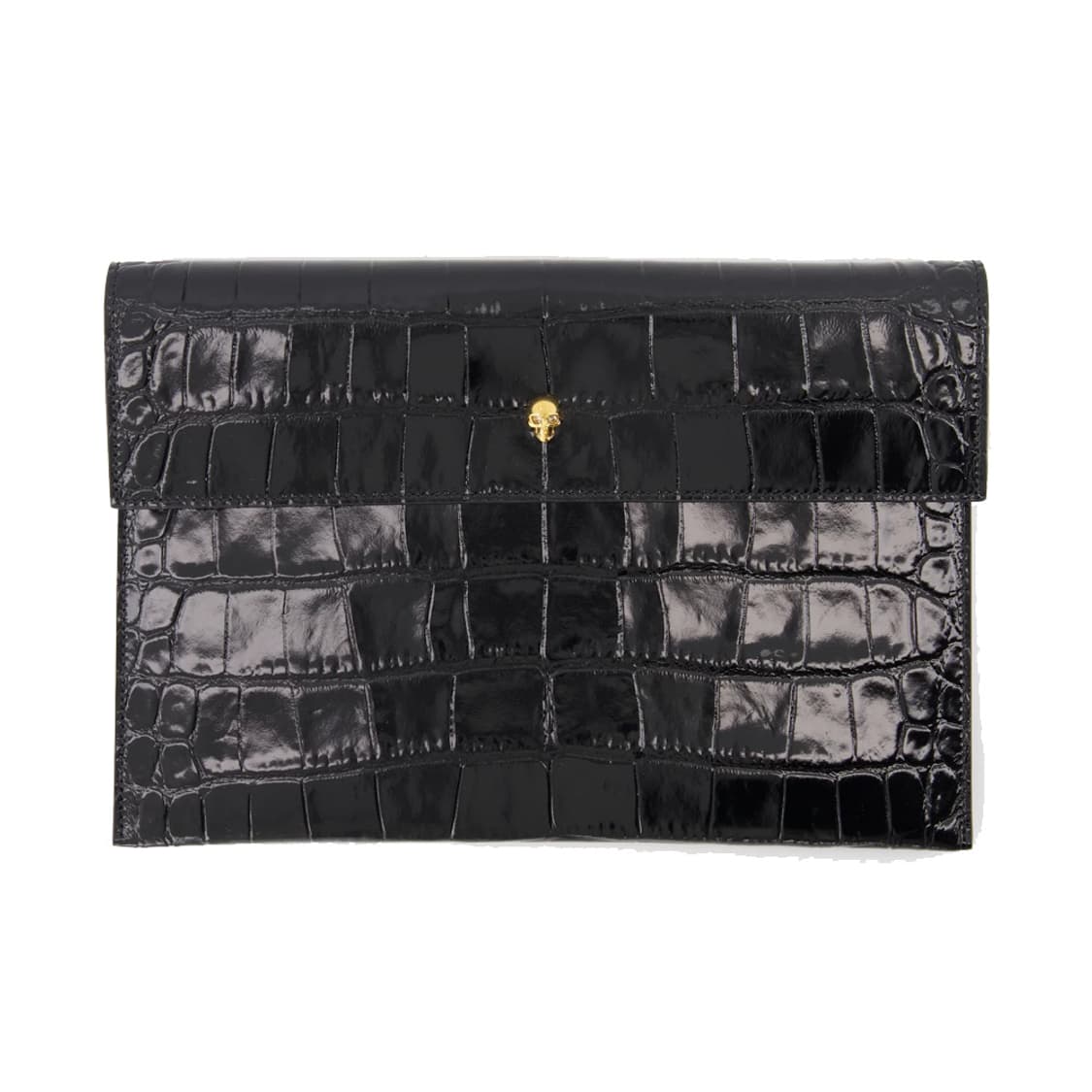 새상품 알렉산터 맥퀸 클러치 스컬 크로커다일 클러치백 상품이미지1