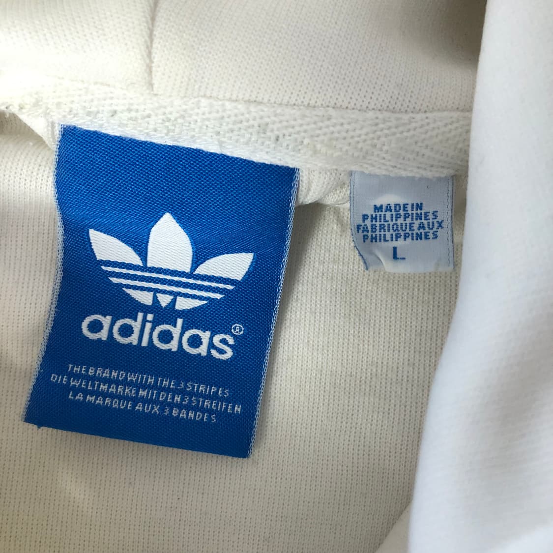 아디다스 화이트 후드져지  상품이미지5