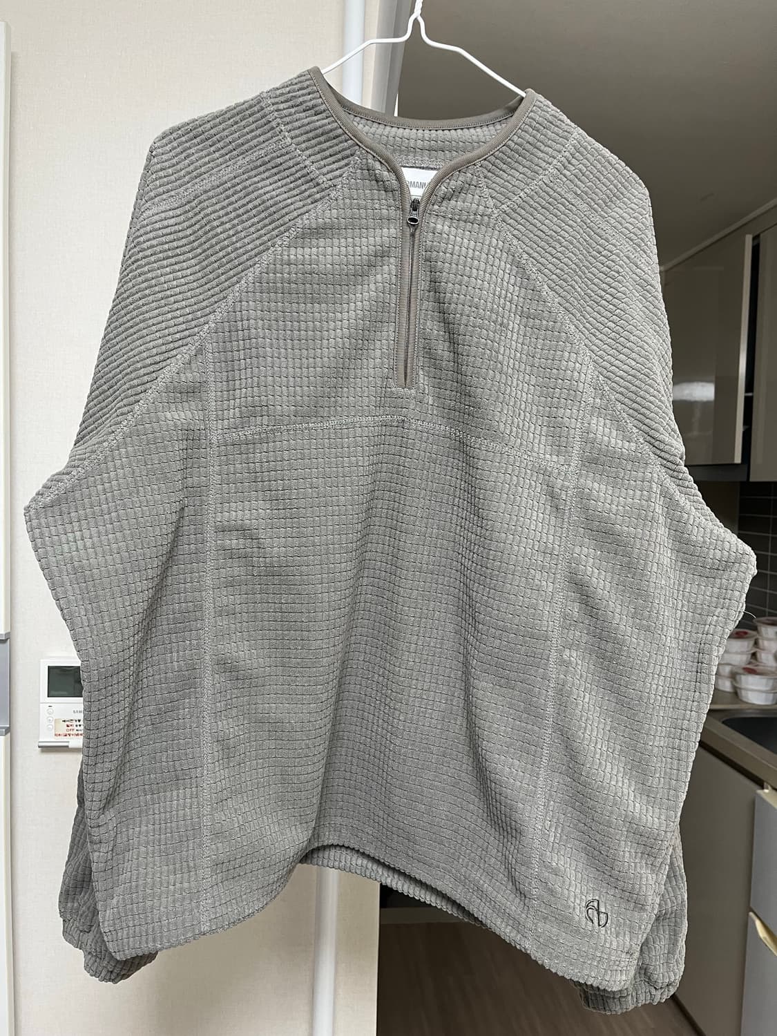 노매뉴얼 와플 집업 상품이미지3