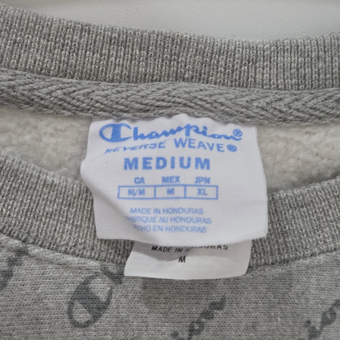 챔피온 블루택 리버스위브 스웻셔츠 M 상품이미지3