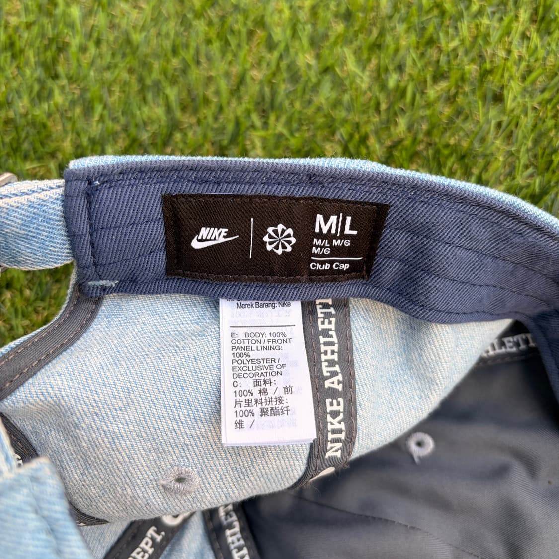 나이키 클럽 언스트럭처 연청 데님 캡 상품이미지4