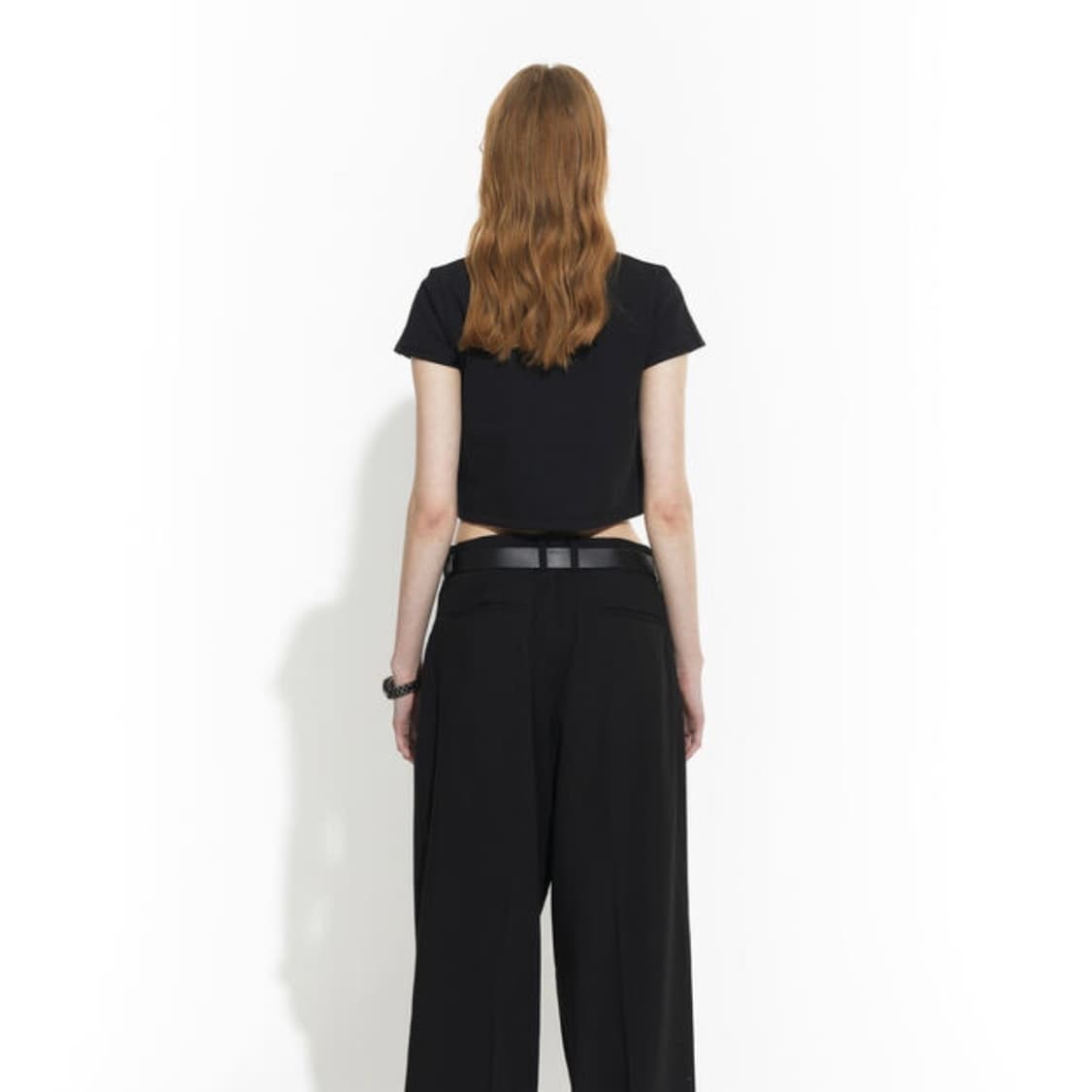 Mavrk 블랙 크롭 숏슬리브 M 상품이미지4